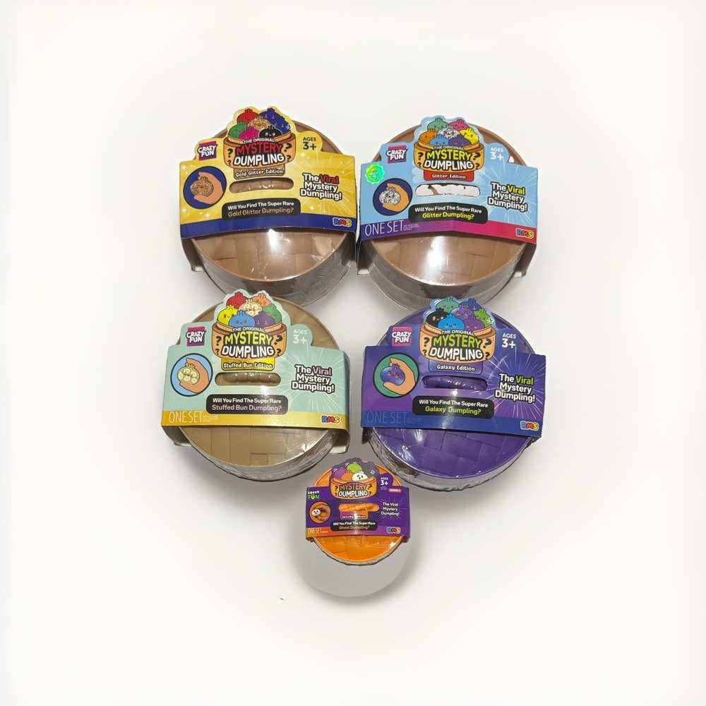 New RMS Crazy Fun The Original Mystery Dumpling Variety LOT OF 5